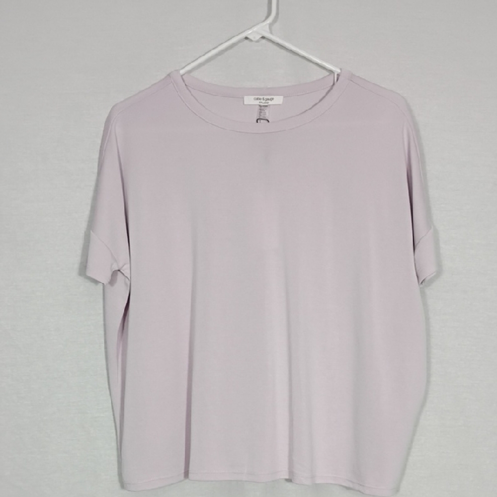 NWT Cable & Gauge Orchid Hush Modal Luxe Poncho Tee Women's Size XS